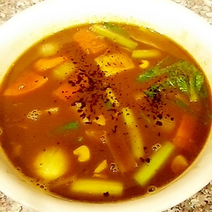 小松菜入り野菜カレー